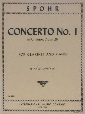 Concerto No 1 C minor Op 26 Clarinet, Piano