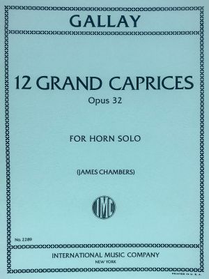 12 Grand Caprices Op 32 French Horn