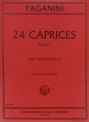 24 Caprices Op 1 Violin