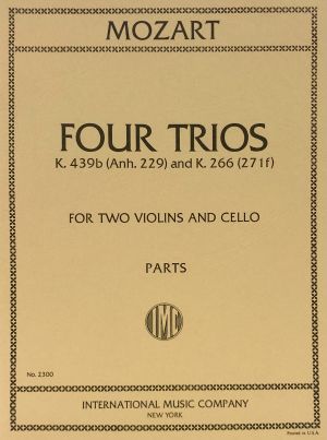 Four Trios 2 Violins, Cellos