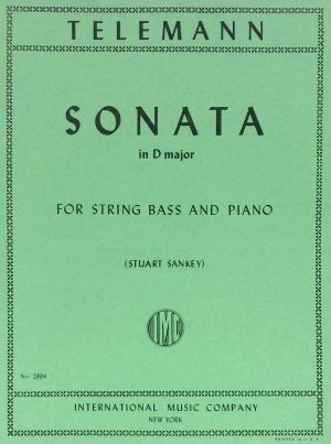 Sonata D major Double Bass, Piano