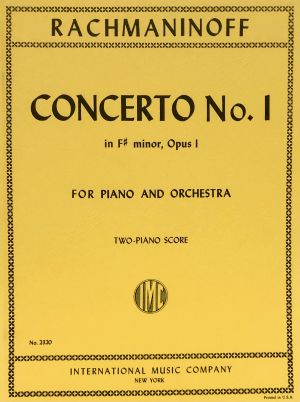Concerto No 1 F# minor Op 1 Piano, Orchestra