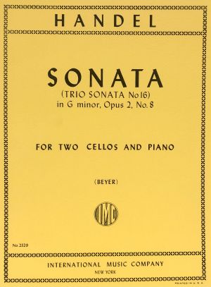 Sonata G minor Op 2 No 8 2 Cellos and Piano