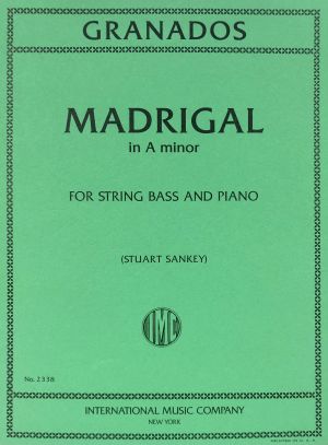 Madrigal A minor Double Bass, Piano