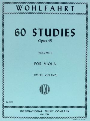 60 Studies Op 45 Viola Vol 2
