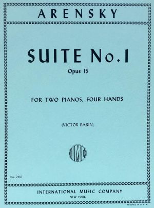 Suite No 1 Op 15 2 Pianos 4 Hands