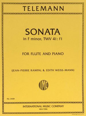 Sonata F minor TWV 41:f1 Flute, Piano