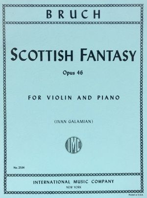 Scottish Fantasy Op 46 Violin, Piano