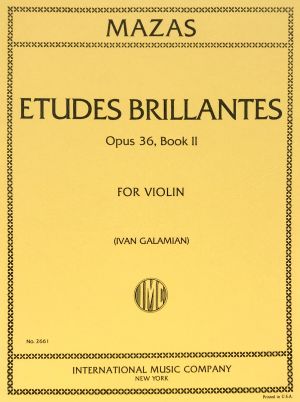 Etudes Brillantes Op 36 Violin Bk 2