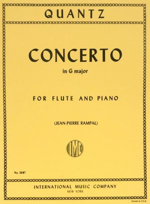 Concerto G major Flute, Piano