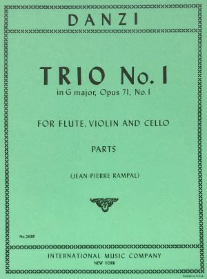 Trio No 1 G major Op 71 Flute, Violin, Cello