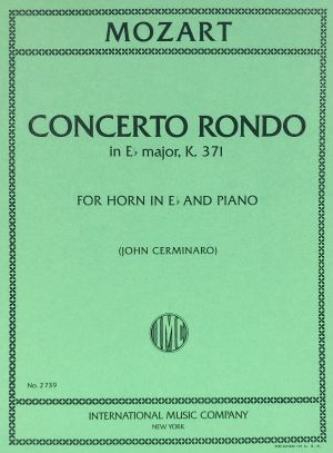 Concerto Rondo Eb major K 371 Horn in Eb, Piano