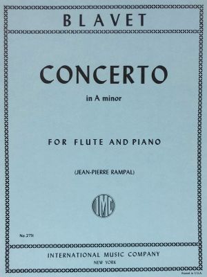 Concerto A minor Flute, Piano