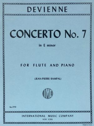 Concerto No 7 E minor Flute, Piano