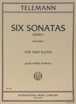 Six Sonatas Series 1 2 Flutes Vol 1