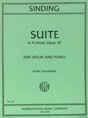 Suite A minor Op 10 Violin, Piano