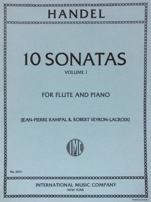10 Sonatas Flute, Piano Vol 1
