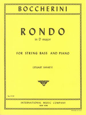 Rondo D major for Double Bass, Piano