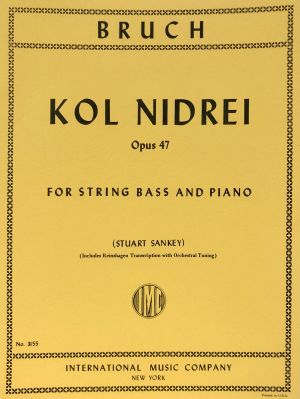 Kol Nidrei Op 47 Double Bass, Piano