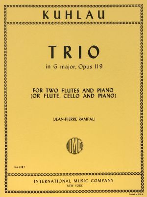 Trio G major Op 119 2 Flutes, Piano