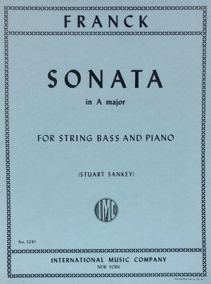 Sonata A major Double Bass, Piano