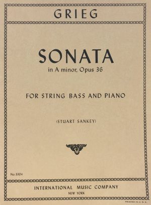 Sonata A minor Op 36 Double Bass, Piano