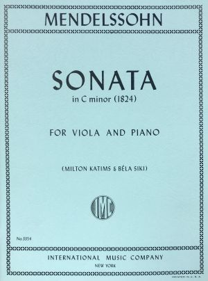Sonata C minor (1824) Viola, Piano