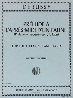 Prelude a L'apres-midi D'un Faune Flute, Clarinet, Piano