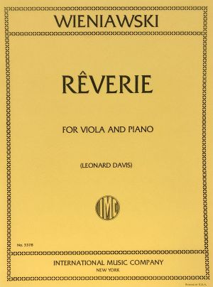 Reverie Viola, Piano