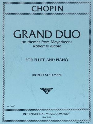 Grand Duo on themes from Robert le diable Flute, Piano
