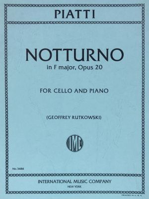 Nutturno F major Op 20 Cello, Piano