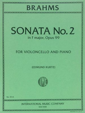 Sonata No 2 F major Op 99 Cello, Piano