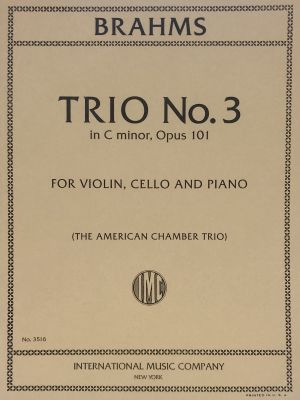 Trio No 3 C minor Op 101 Violin, Cello, Piano
