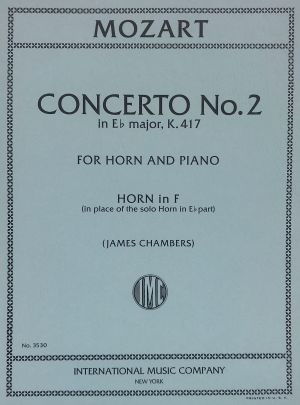 Concerto No 2 Eb major K 417 Horn F, Piano