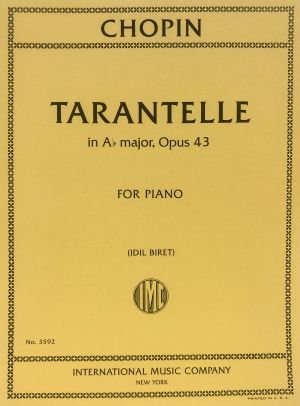 Tarantelle Ab major Op 43 Piano