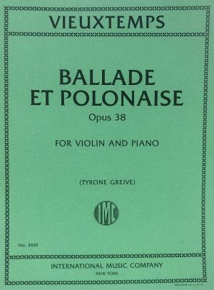 Ballade et Polonaise Op 38 Violin, Piano
