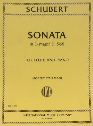 Sonata Eb major D 568 Flute, Piano
