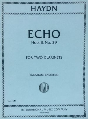Echo Hob  II No 39 2 Clarinets
