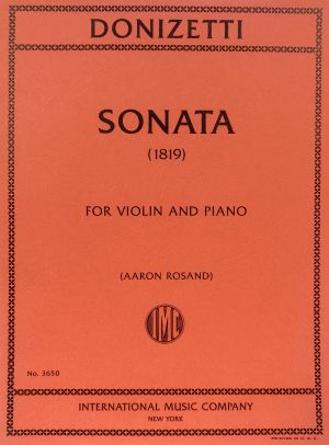 Sonata 1819 Violin, Piano