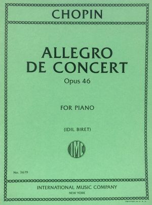 Allegro De Concert Op 46 Piano
