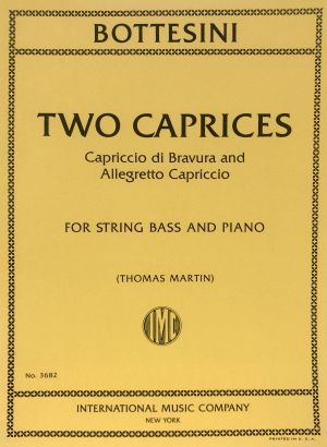 Two Caprices Double Bass, Piano