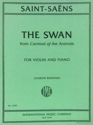 The Swan from Carnival of the Animals Violin, Piano