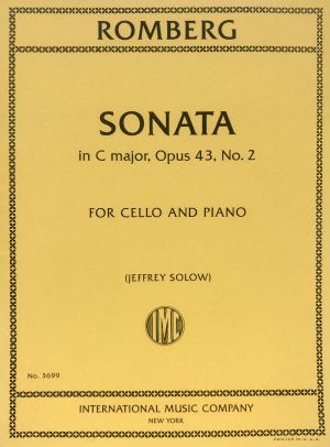 Sonata C major Op 43 No 2 Cello, Piano