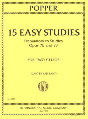 15 Easy Studies Prep Op 76 & 73 2 Cellos