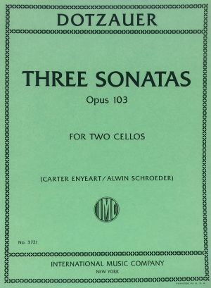 Three Sonatas Op 103 2 Cellos