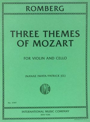 Three Themes of Mozart Violin, Cello