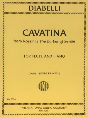 Cavatina from Rossini's The Barber Of Seville Flute, Piano