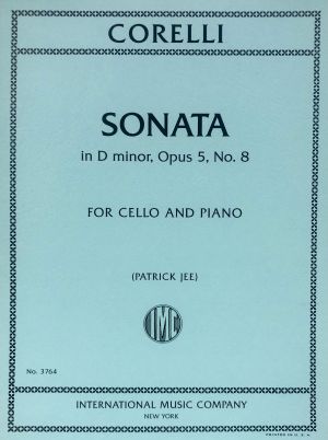 Sonata D minor Op 5 No 8 Cello, Piano