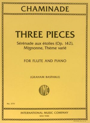 Three Pieces Flute, Piano