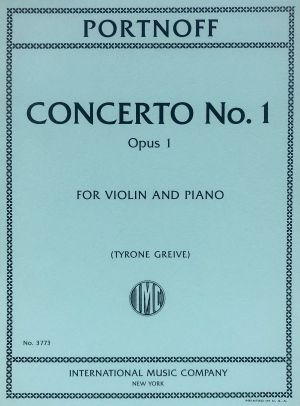 Concerto No 1 Op 1 Violin, Piano